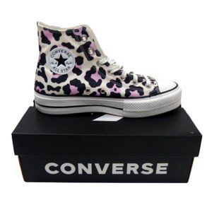 Converse | Shoes | Converse Chuck Taylor Hitop Hi Lift Platform Pink  Leopard Print Sneakers 9 | Poshmark